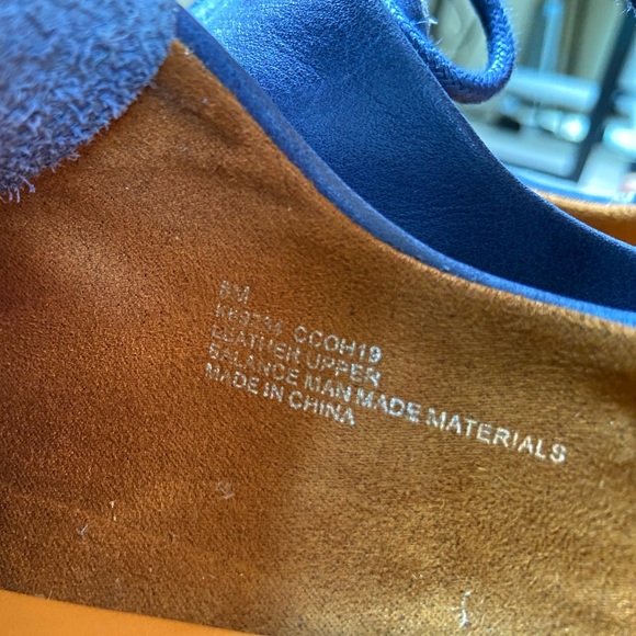 Kork-Ease Tillery Oxford Women's Cap Toe Shoe, Navy Blue leather - Picture 5 of 6